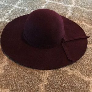 Plum hat